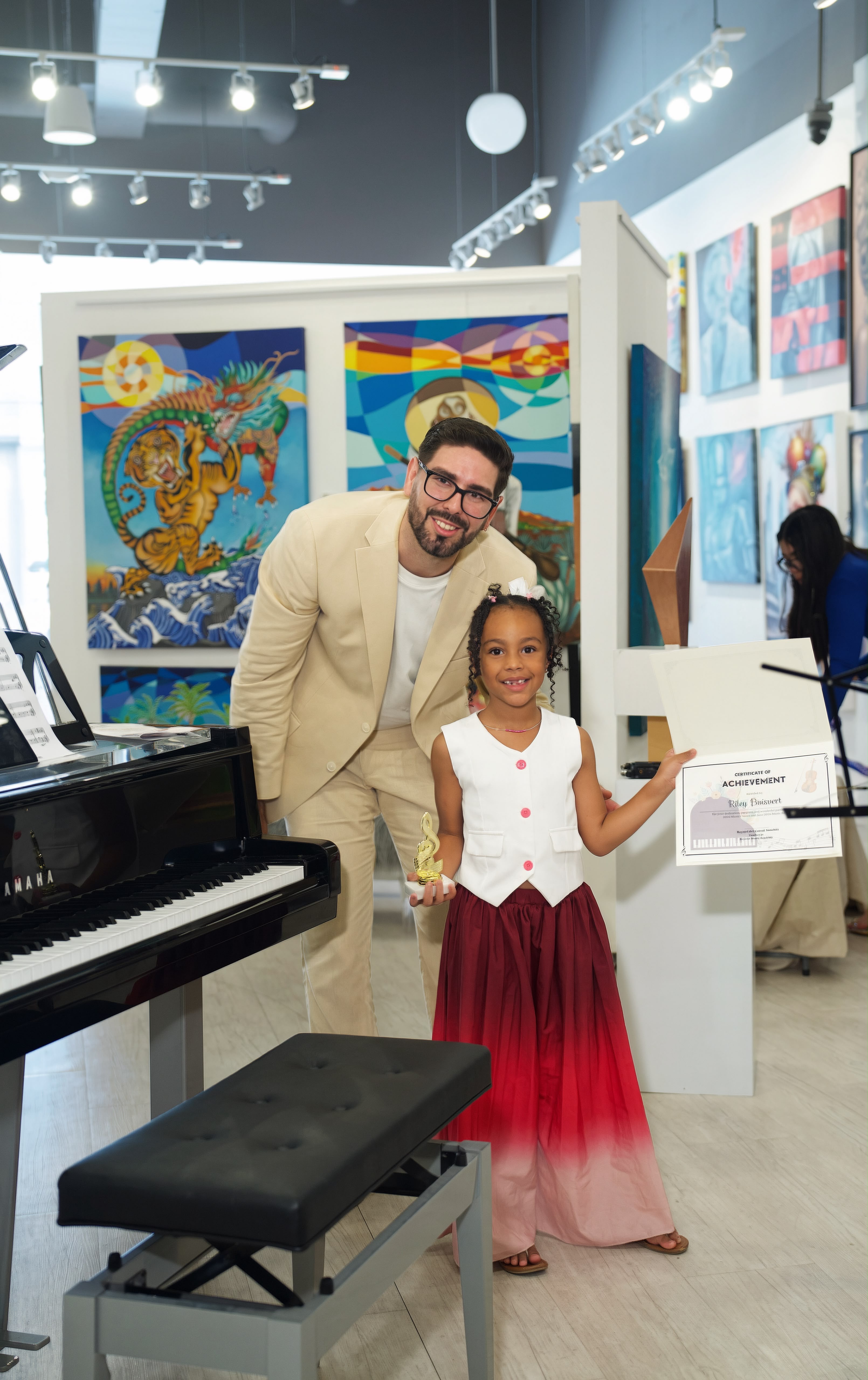 Student and teacher
